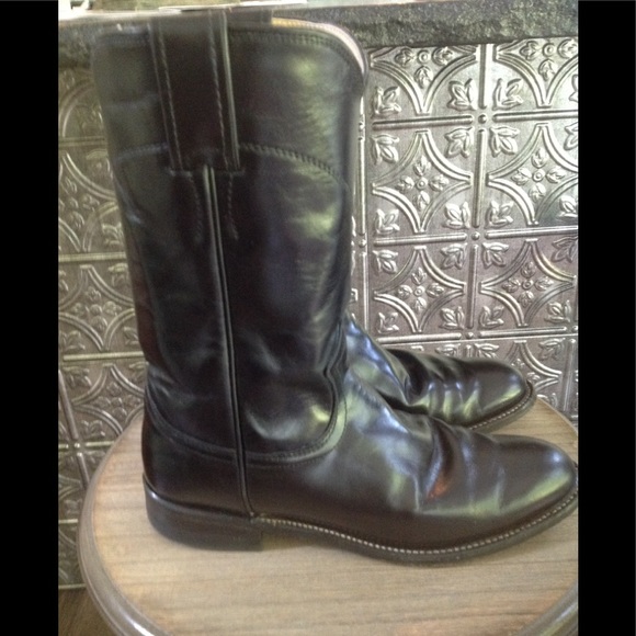 womens black roper boots